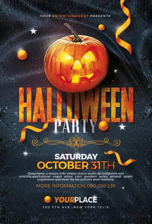Event Flyer Templates Halloween Flyers Psd Creative Flyers