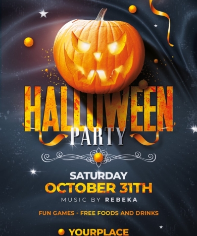 Halloween Flyer PSD Template | Photoshop | Creative Flyers