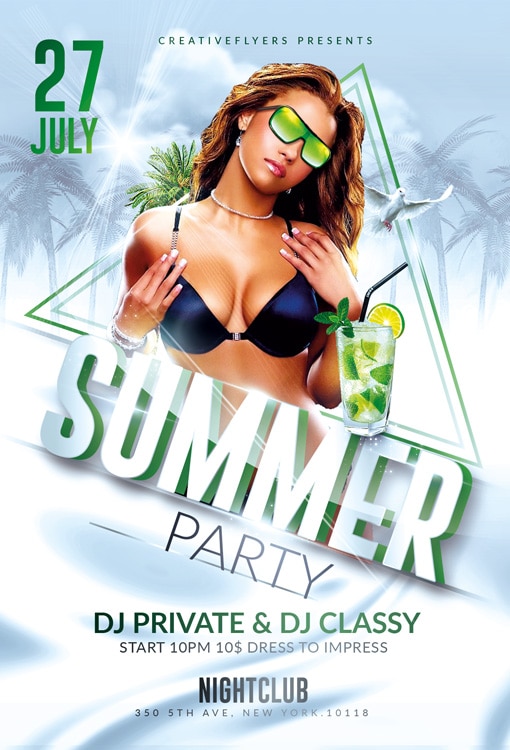Classy Summer Party Flyer