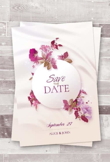 Wedding Invitation Flyer Templates