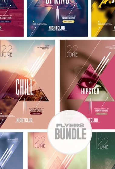 minimalist flyer bundle