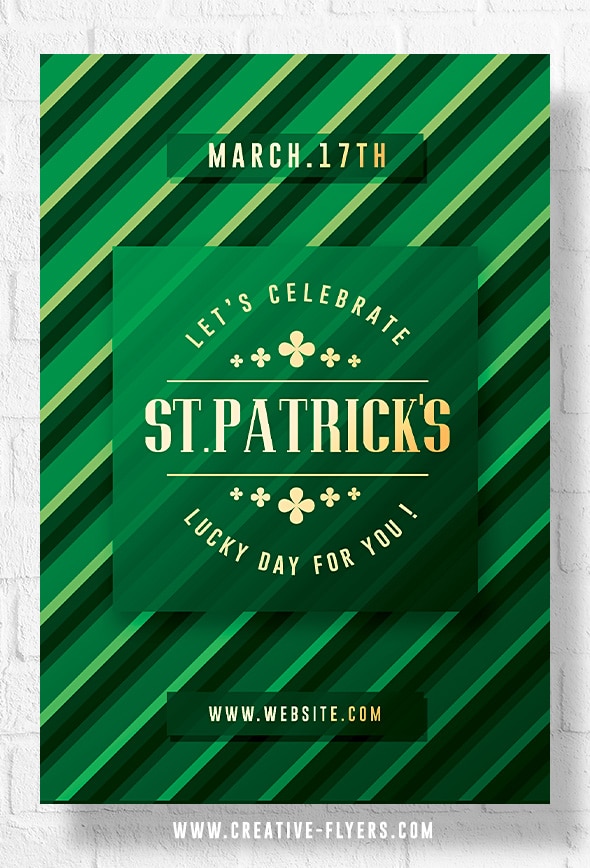 St Patricks Flyer Template