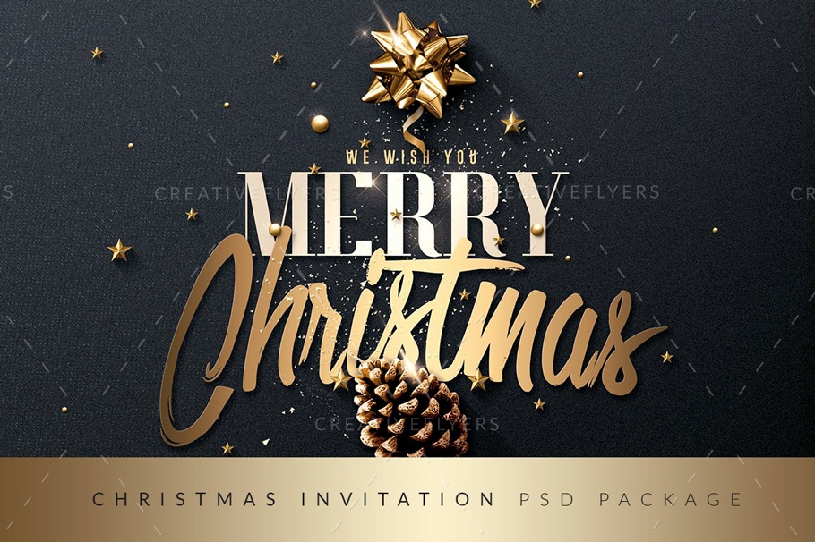 Christmas Invitation PSD