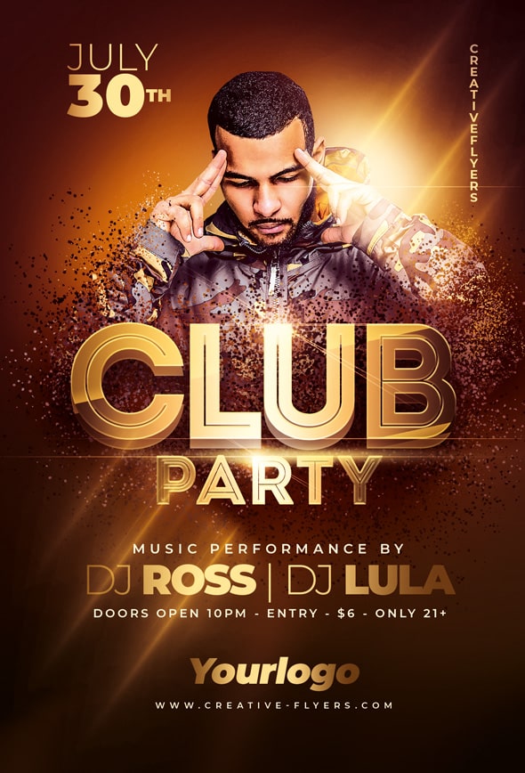 Club Party Flyer template