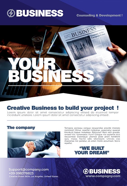 Creative Business flyer template