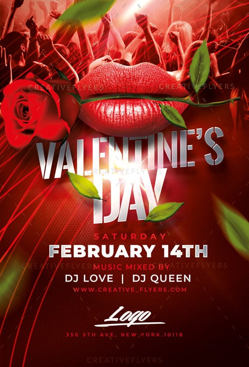 Valentines day Party Flyer