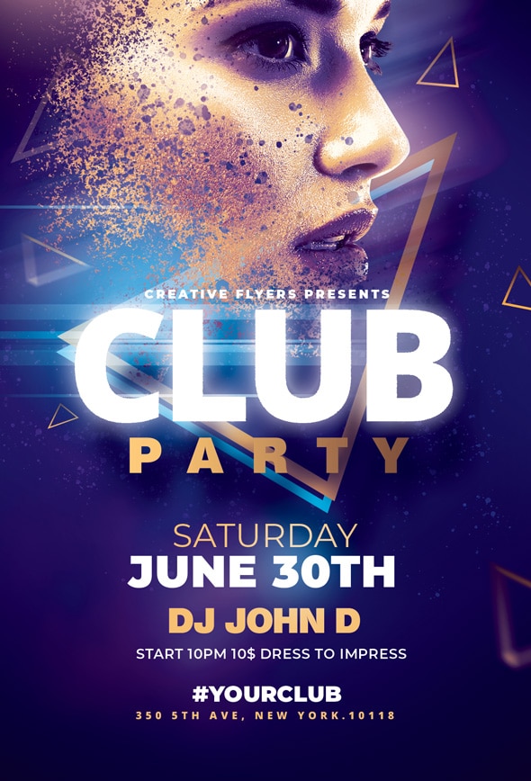 Nightclub-party-flyer