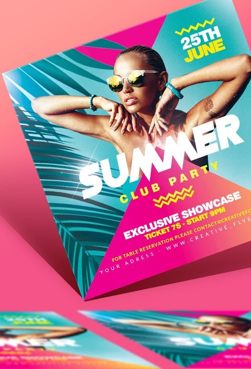 Summer Club Party Flyer
