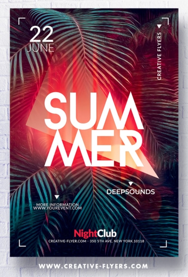 Creative Summer Poster Photoshop