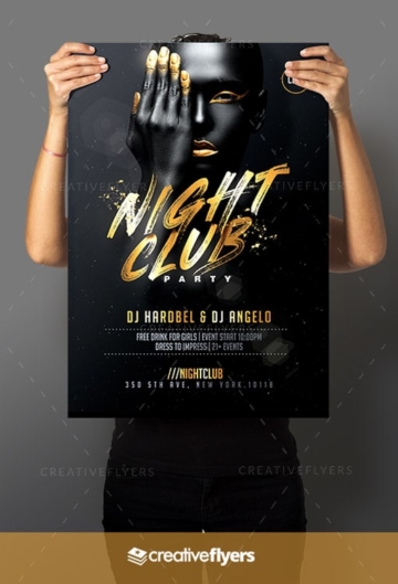 Nightclub flyer template