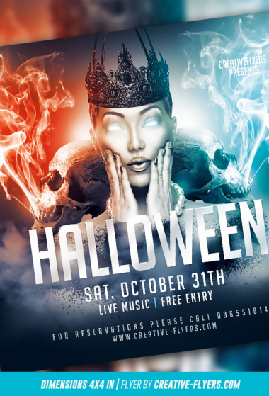 Halloween Flyer PSD