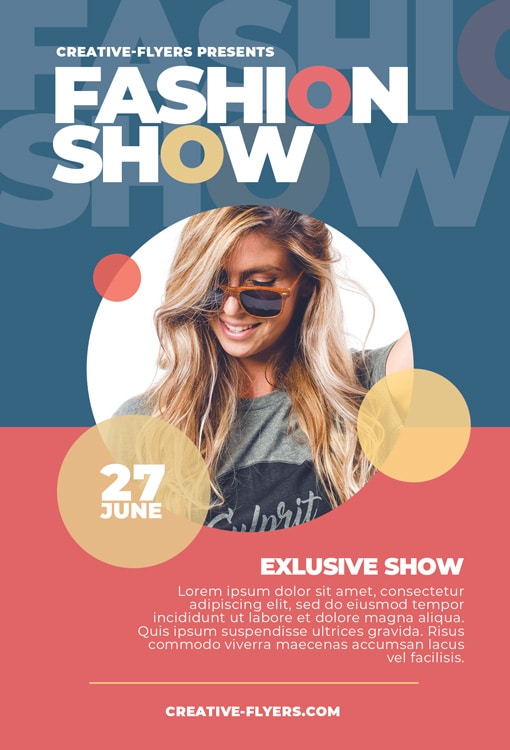Fashion Show Flyer Template