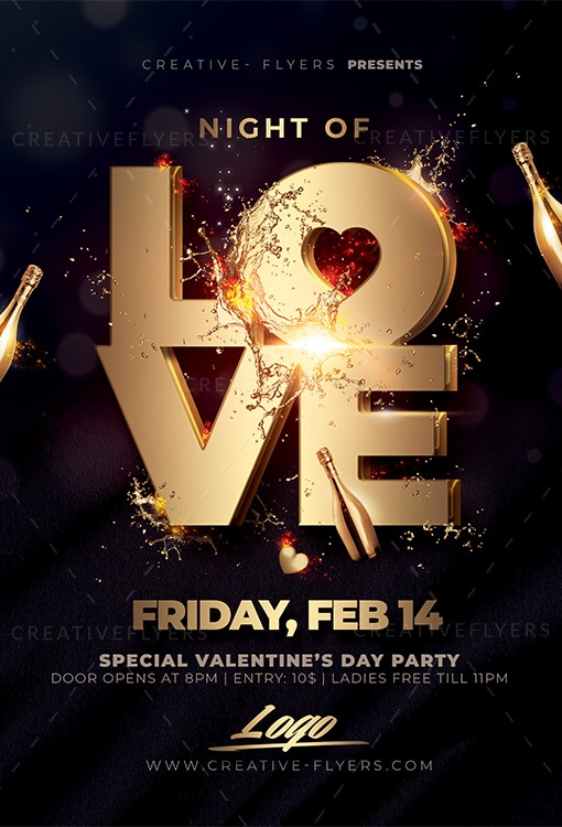 Night of Love Party flyer