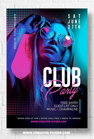 Free Night Club Flyer