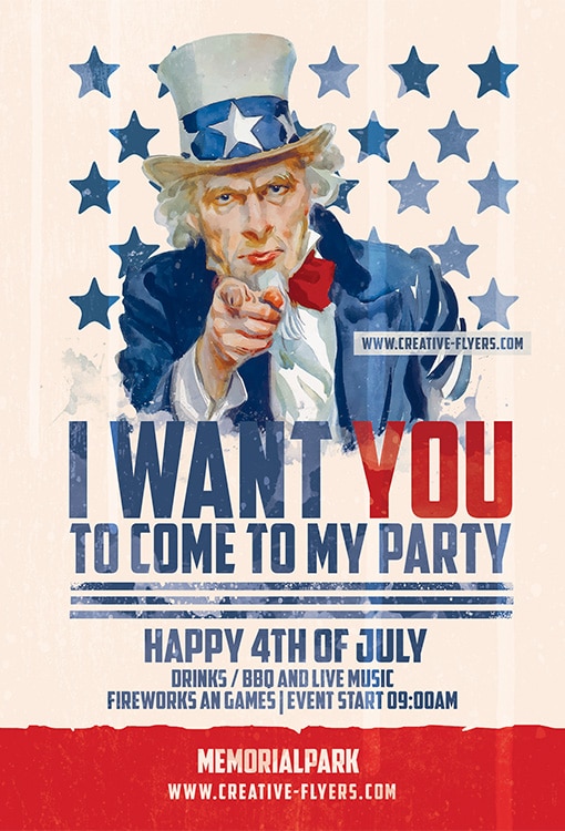 4th Of July Invitation