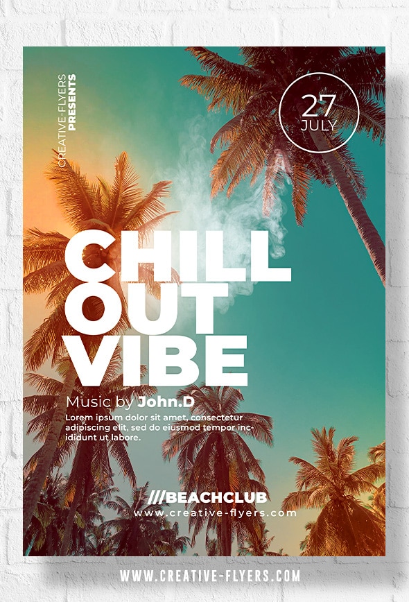 Chillout Party Flyer Template