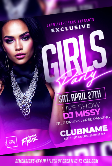 Girls Night Flyer