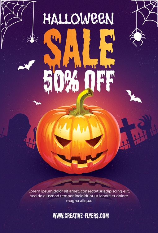 Halloween sale Flyer
