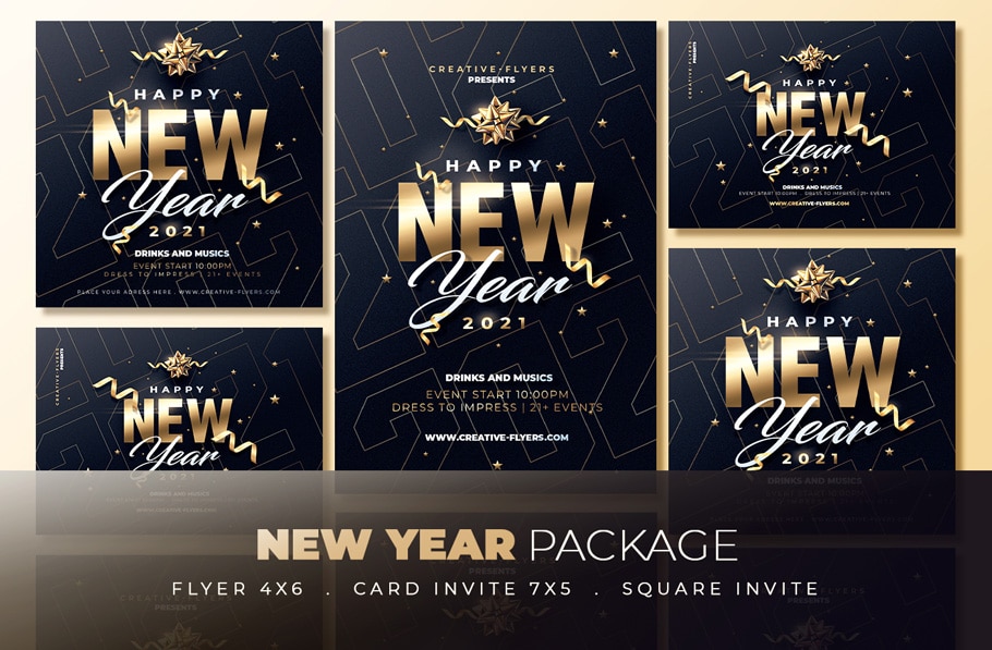 New Year Invitations