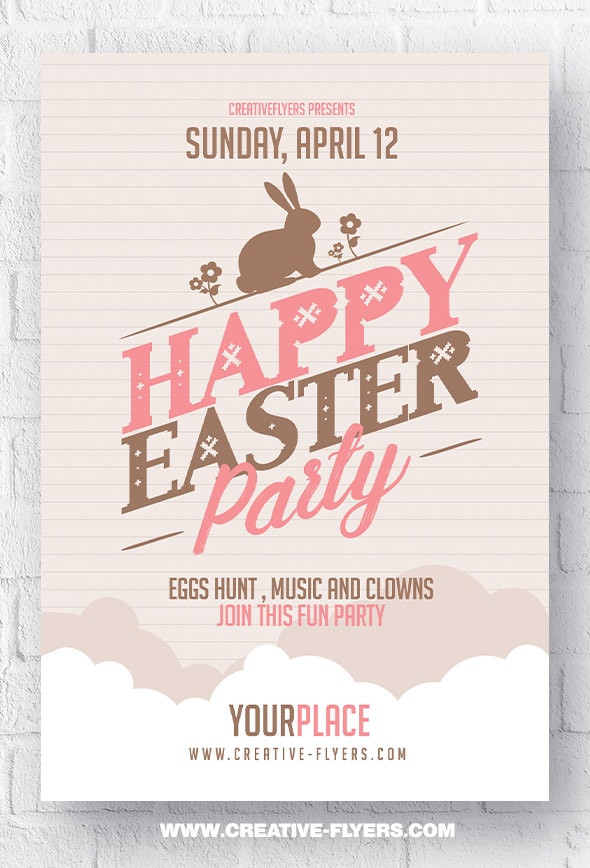 Easter Flyer Template Psd