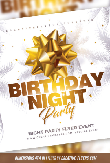 Photoshop Birthday flyer