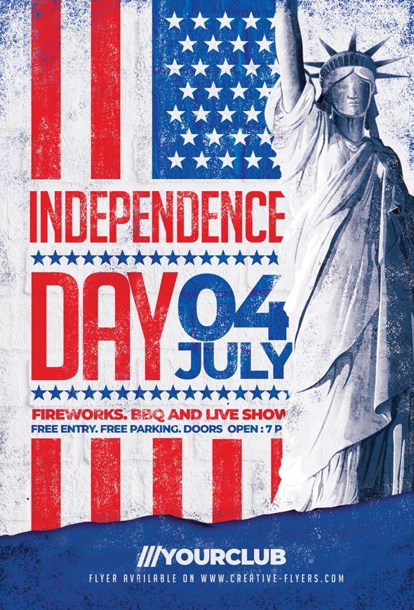 Independence Day flyer