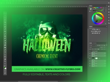 Halloween Graphic Design for Photoshop