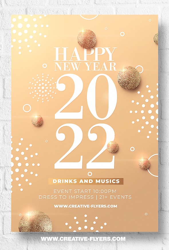 New Year Card template