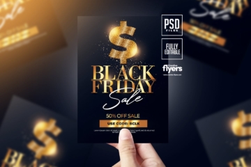 Black Friday flyer template