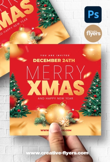 Christmas Flyer PSD Design