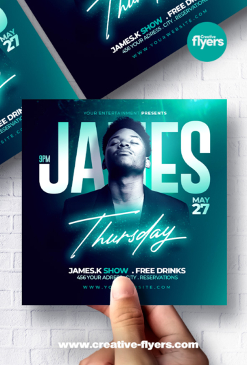 Nightclub Flyer PSD Template