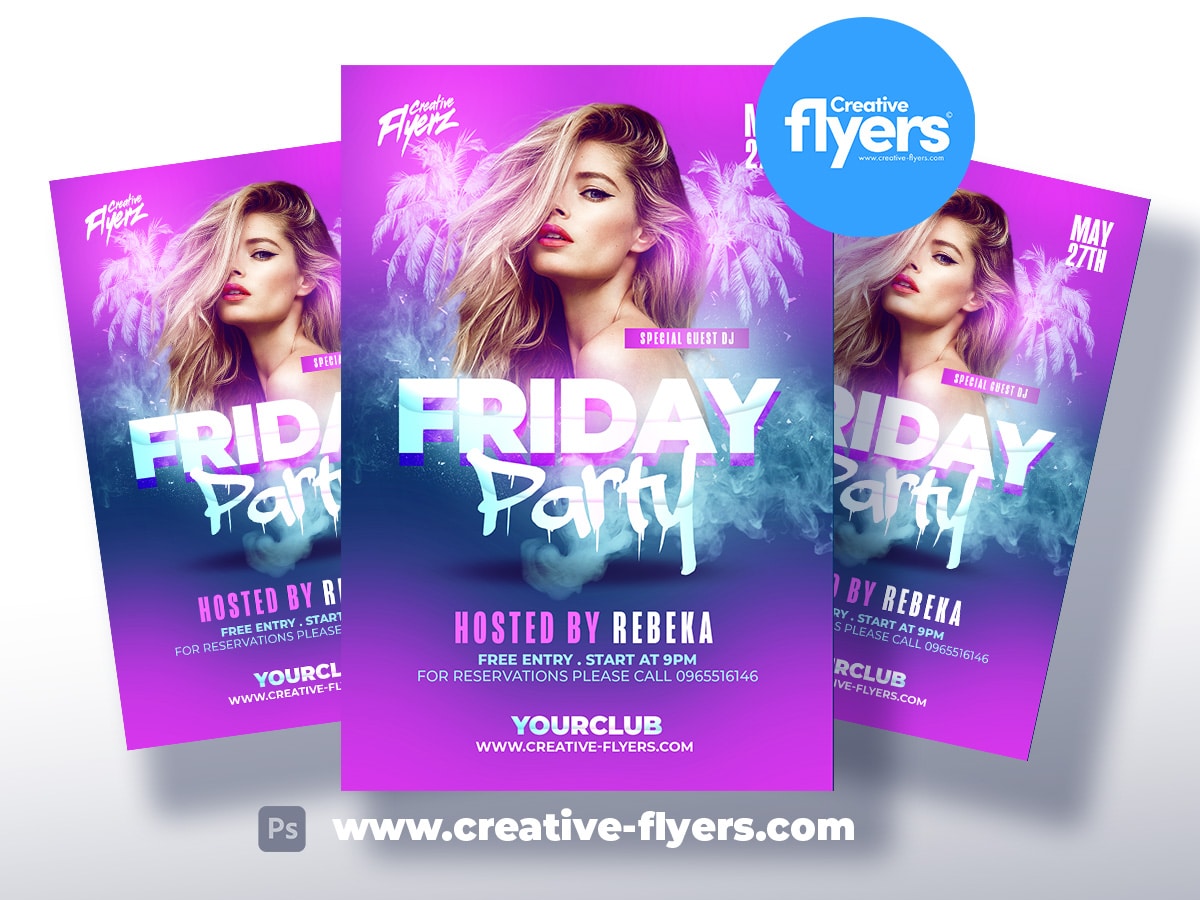 Download Jersey Night - Flyer PSD Template