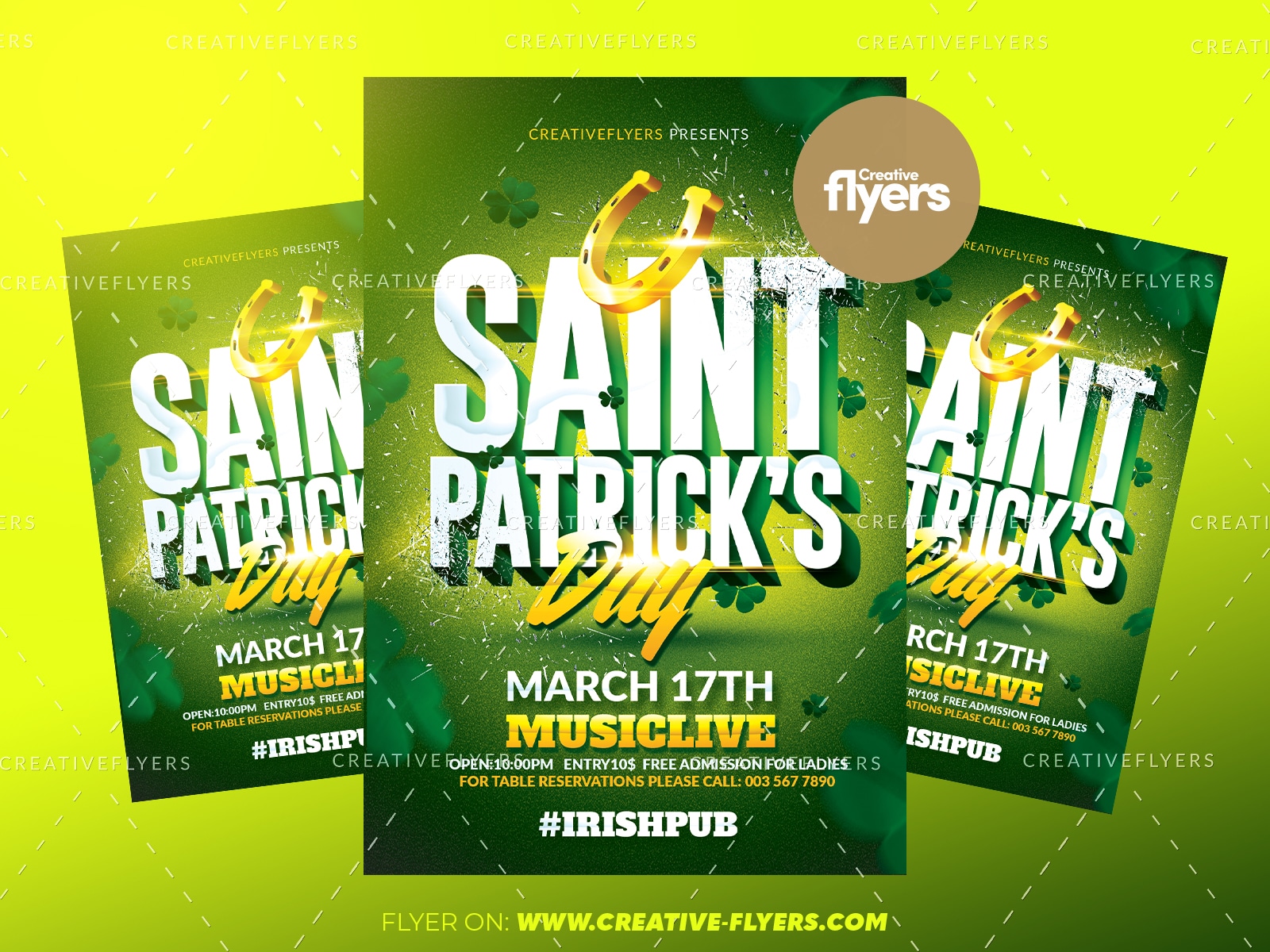 St Patrick’s Day Flyer Template