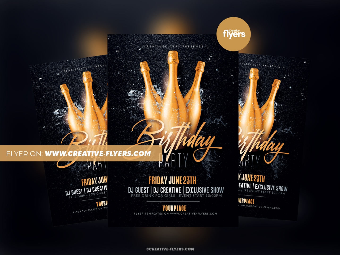 Birthday Party Flyer PSD