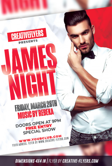 Dj Party Flyer PSD