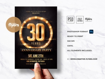 Anniversary Party Flyer