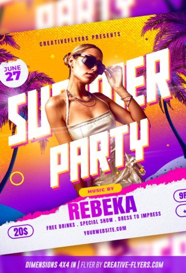 Summer Party flyer