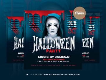 Halloween Horror Party Flyer