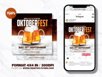 OktoberFest Flyer PSD