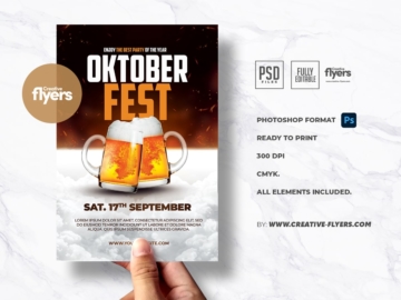 OktoberFest Flyer PSD