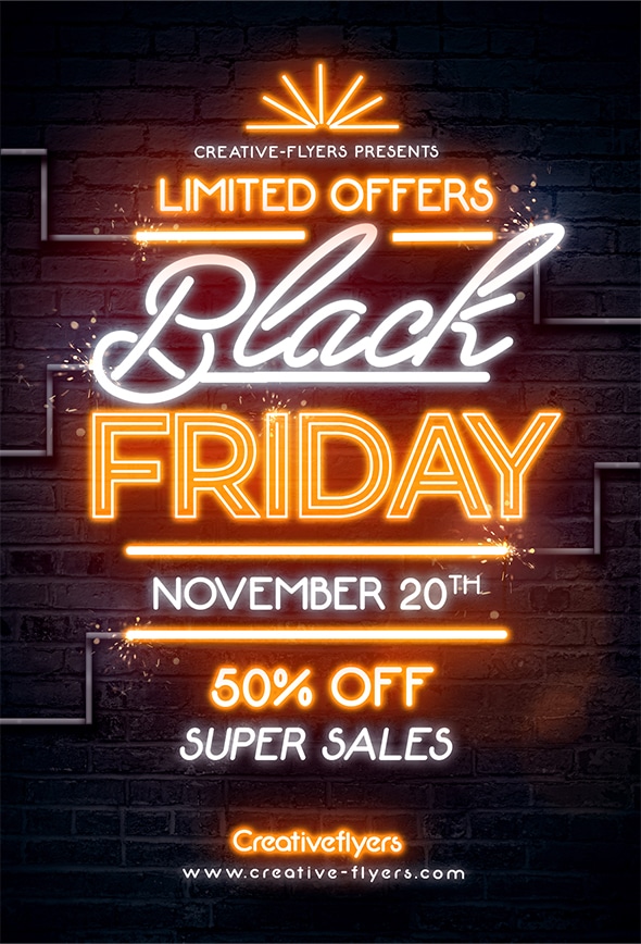 Black Friday Flyer template