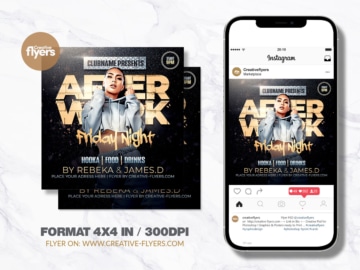 Party flyer for Bar and Nightclub