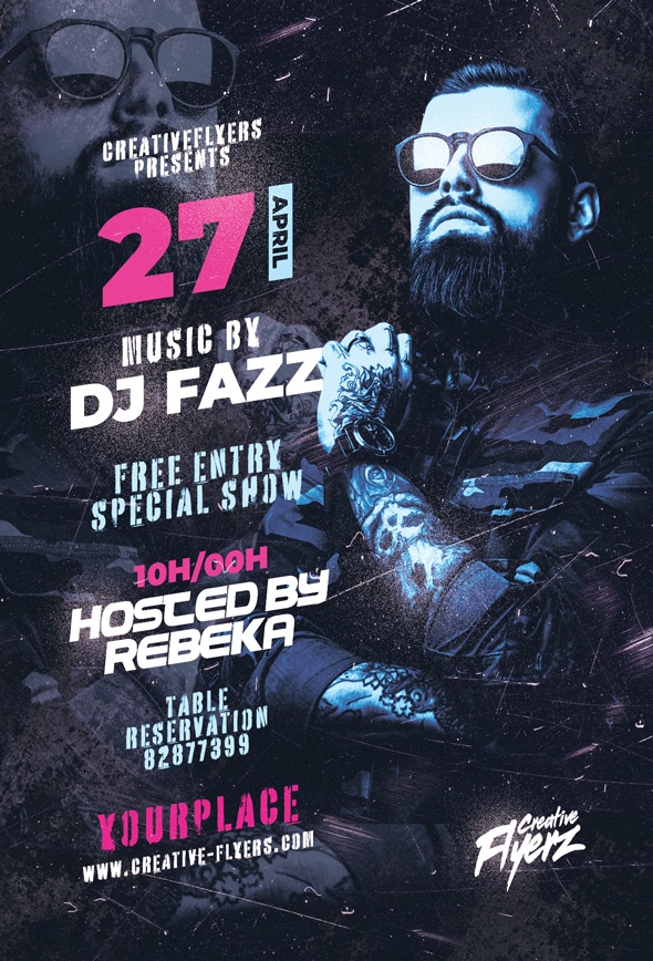 Dj Party Flyer template