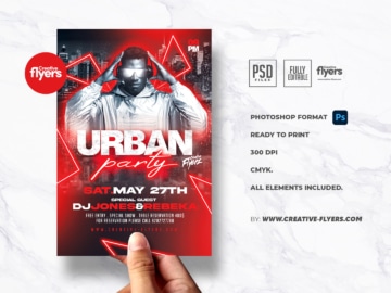 Urban Night club Flyer