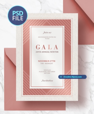 Elegant Gala Invitation