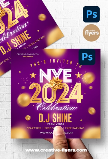 New Year Party Web Flyer