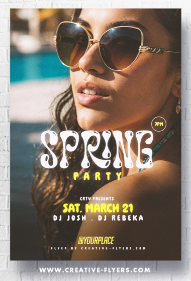 Spring Party Template