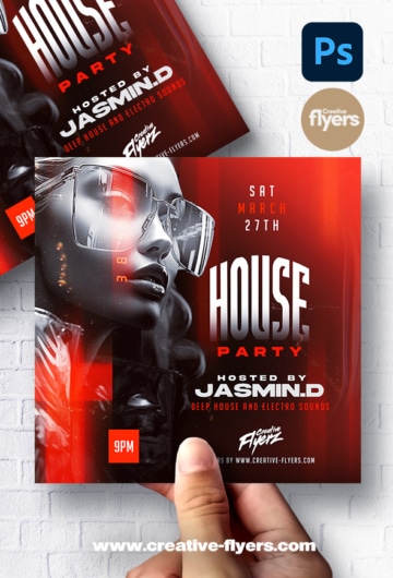 House Party Flyer Design