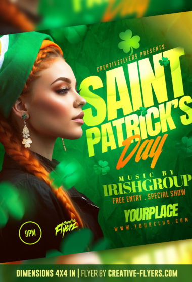 St Patrick's Day Flyer to download