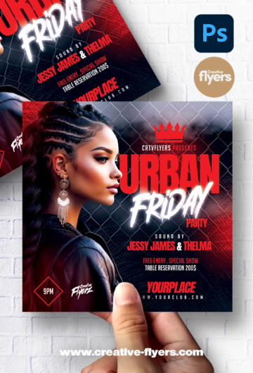 Urban Flyer for Nightclub